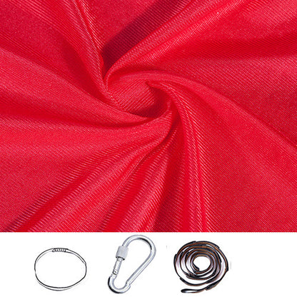 Kids Cotton Outdoor Indoor Swing Hammock For Cuddle Outdoor dealsniper-net Big Red 100x280cm