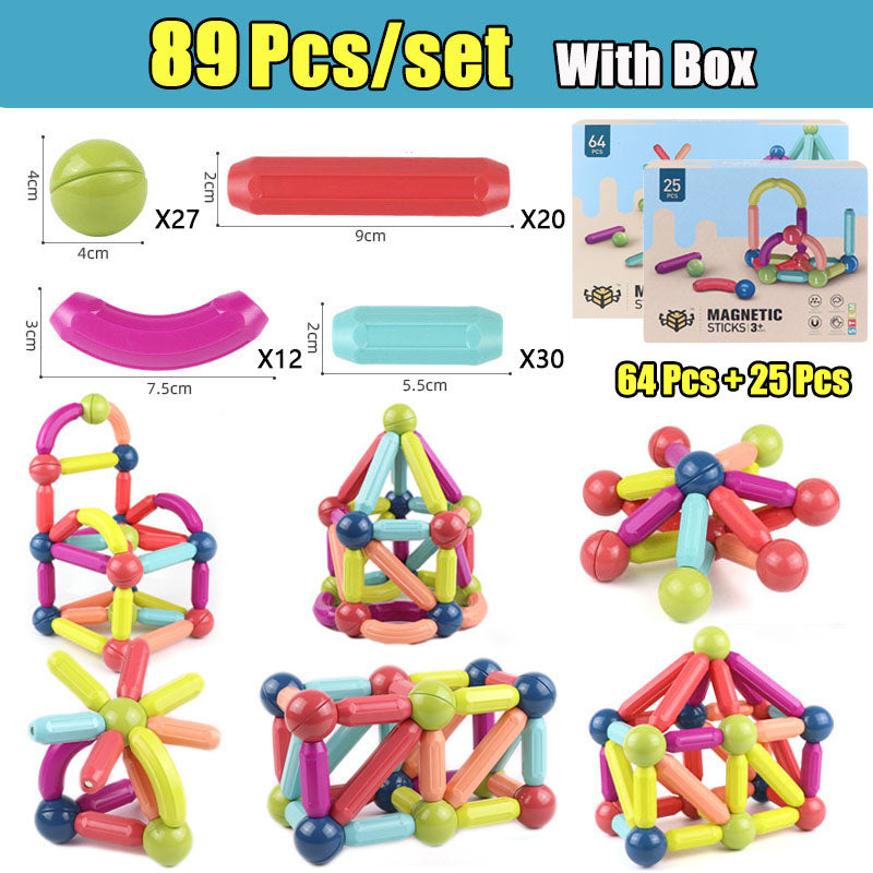 Big Size DIY Magnetic Construction Set Early Learning Constructor Kids DealSniper.net Set