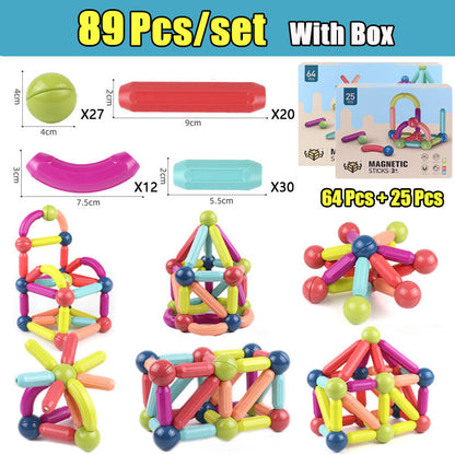 Big Size DIY Magnetic Construction Set Early Learning Constructor Kids DealSniper.net Set