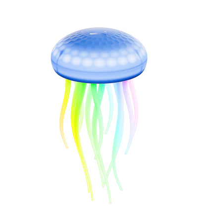 Voice-controlled Swimming Jellyfish Lamp Induction Light Home Decor dealsniper-net Voice Control Not Included Sea Blue