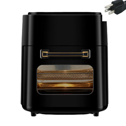 Home Intelligent Large Capacity Visual Multifunctional Air Fryer Kitchen DealSniper.net 15L Black US