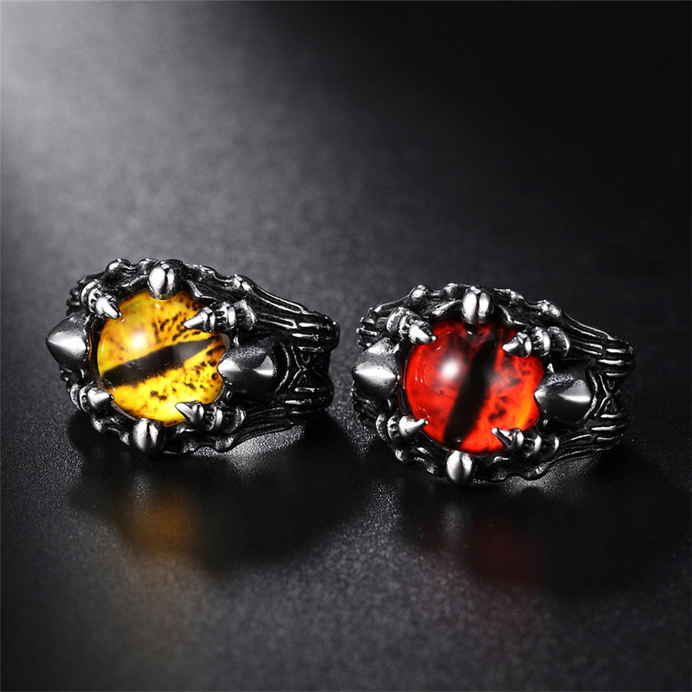 Fashion Creative Evil Eye Rings For Men Women Jewelry dealsniper-net