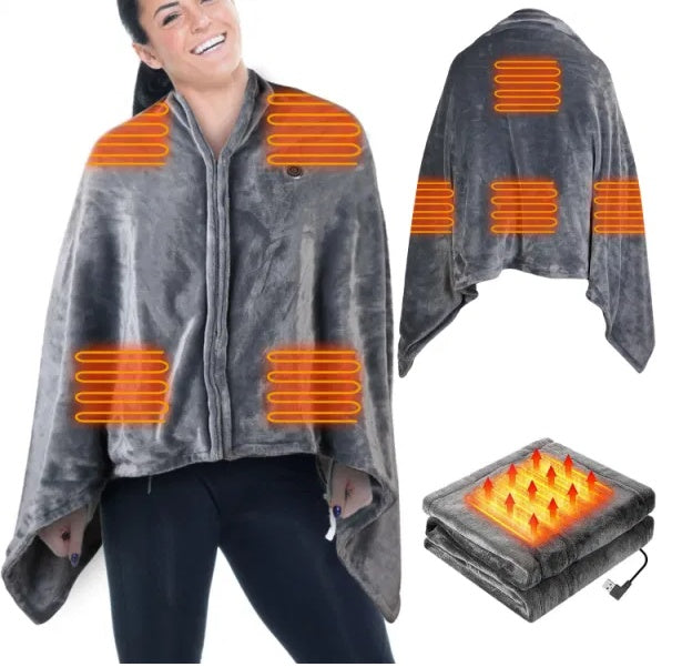 59 Plus 31in USB Heated Blanket Electric Heated Blanket Health Gym From House