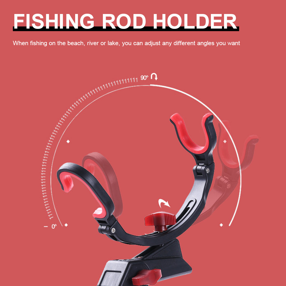 360 Degree Adjustable Fishing Pole Holder Universal Fishing Foldable Bracket Outdoor dealsniper-net