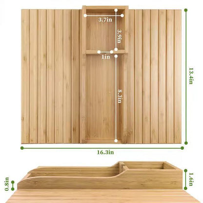 Modern Minimalist Bamboo Sofa Tray Kids DealSniper.net 43x53cm