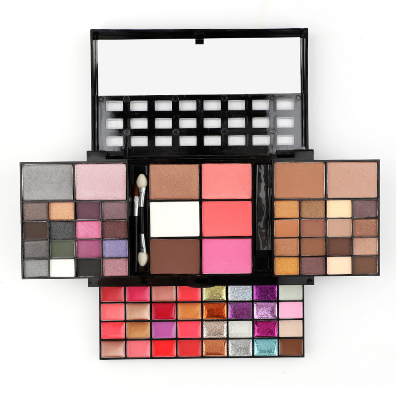 74 Colors Makeup Set Lip Gloss Blush Eyeshadow Highlight Beauty DealSniper.net