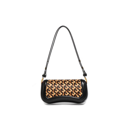 Retro Trendy Underarm Bag Fashionable High-grade Women's Bag Women Gym From House