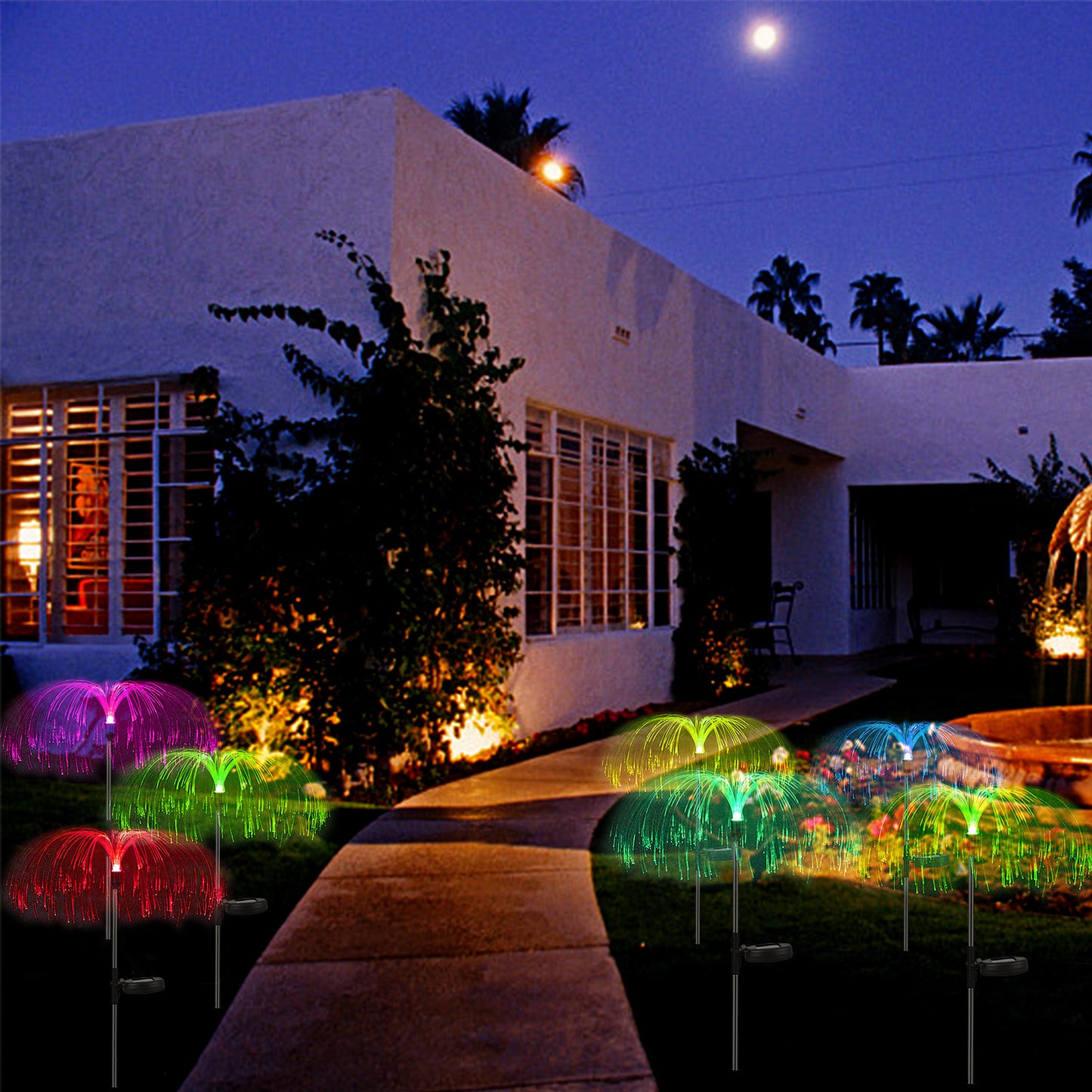 Luminous ChargingAnd Plug-in Lawn And Garden Decorative Lights Garden dealsniper-net