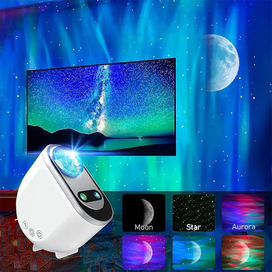 Aurora Borealis Starlight Projectors LED Galaxy Star Atmosphere Lamp Home Decor dealsniper-net