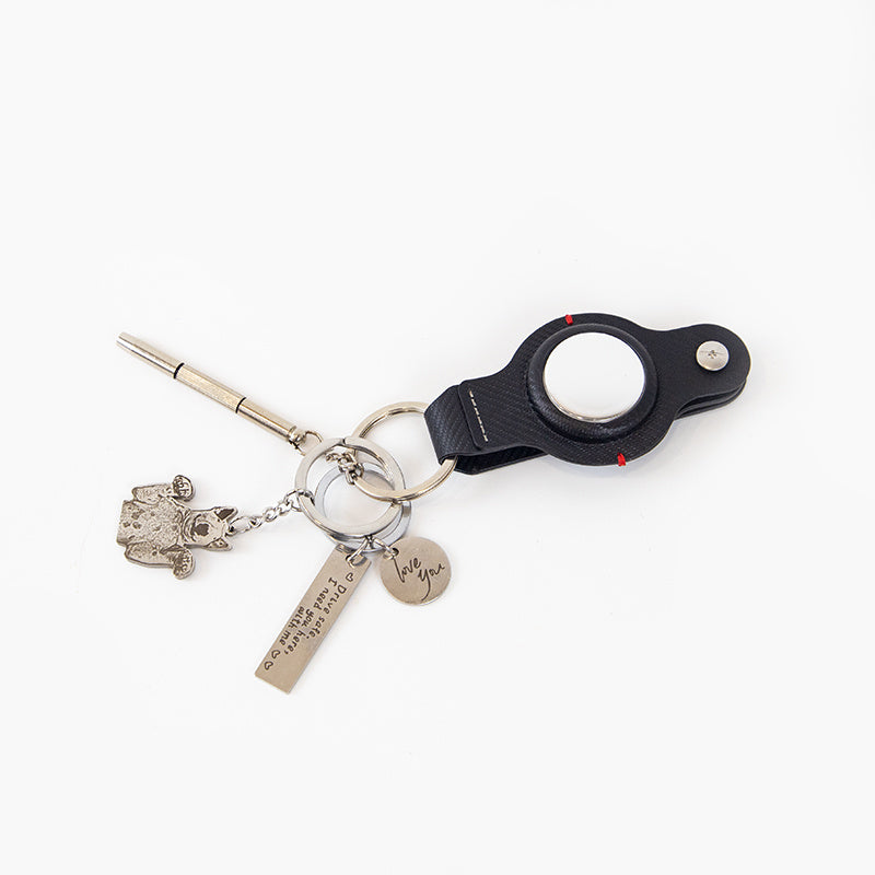 AirTag Secure Holder With Key Ring