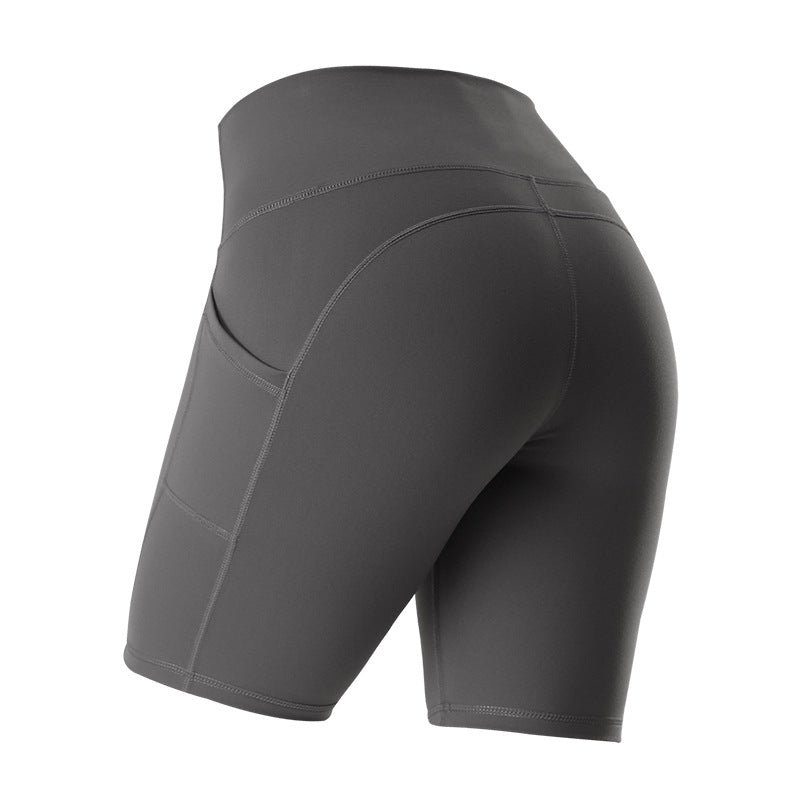 High Waist Fitness Gym Workout Leggings With Pockets Women Gym From House Gray L