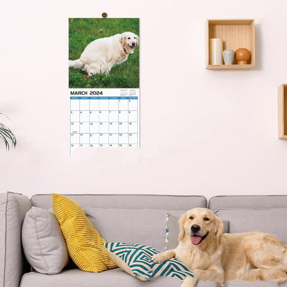New Year Dog Poop Calendar House Gym From House