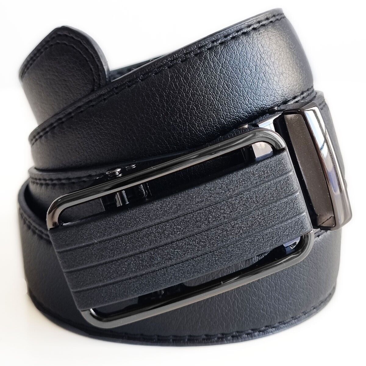 Men's Ratchet Belt Leather Mens Belt With Slide Buckle Ratchet Belts For Men USA Men dealsniper-net