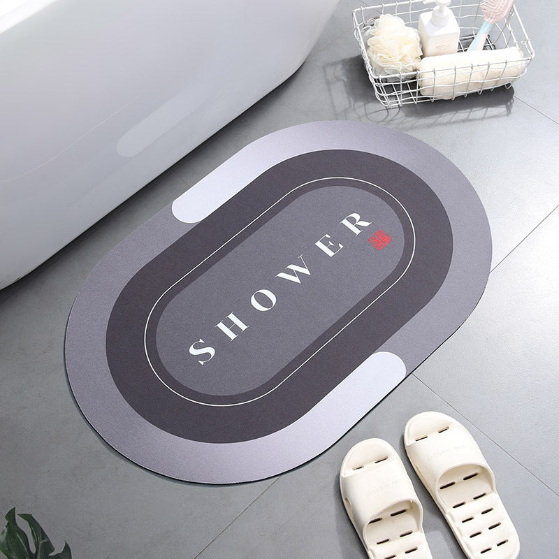Home Bathroom Super Absorbent Shower Bath Mat House Gym From House DGrey 400MMx600MM