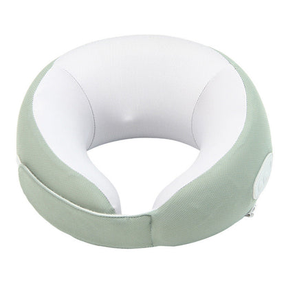 New U-shaped Neck Massager Electric Home Car Health DealSniper.net Light green USB