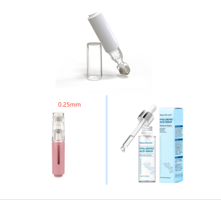 3 In 1 Lip Care Roller Needle Roller Lip Roller Beard Growth Men Gym From House 0.25mm Set3