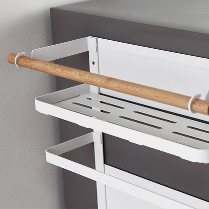 Multifunctional Hanger For Kitchen  Sidewall Shelf