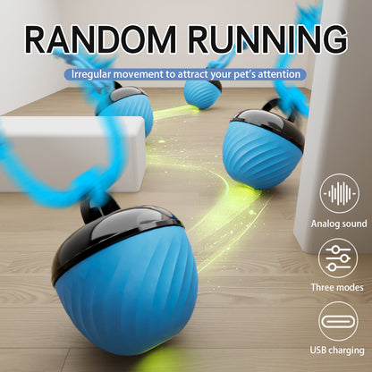 Smart Dog Cat Toy Ball Electronic Interactive Pet Toy Moving Ball Pets Gym From House