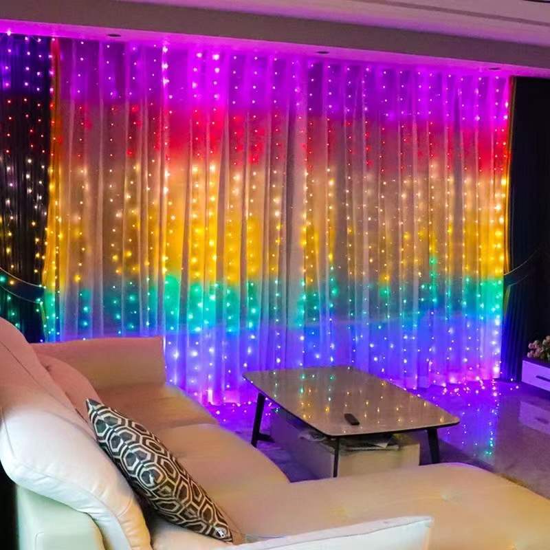 Programmable Magic Curtain Light Controlled By APP Home Decor Gym From House