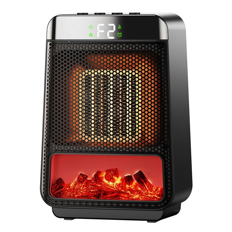 Fan Heater 3D Dynamic Flame Bathroom Home Heater Gadgets DealSniper.net E03 Flame Warm Air Blower AU