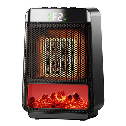 Fan Heater 3D Dynamic Flame Bathroom Home Heater Gadgets DealSniper.net E03 Flame Warm Air Blower AU