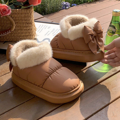 Winter Women Cute Warm Ankle Boots Outdoor Non-slip Boots Men DealSniper.net Khaki 36to37