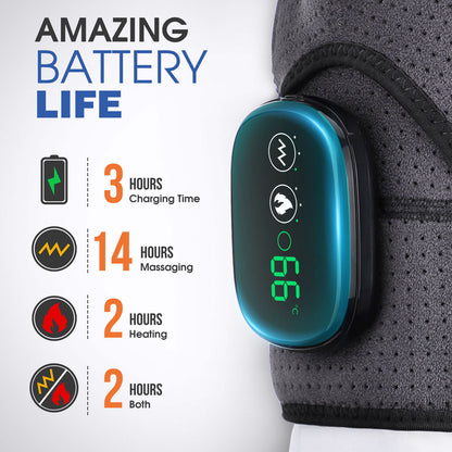 USB Rechargeable Convenient Electric Heating Shoulder Massage Health null