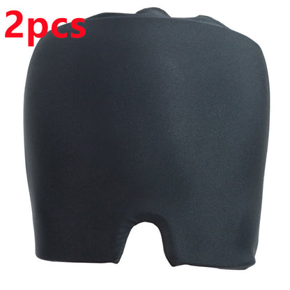 Ice Compress Headache Relief Gel Cold Therapy Migraine Eye Mask Health DealSniper.net Black 2pcs Monolithic With box