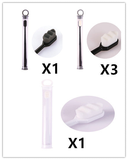 Ultra-fine Toothbrush Super Soft Bristle Deep Cleaning Brush Kids DealSniper.net