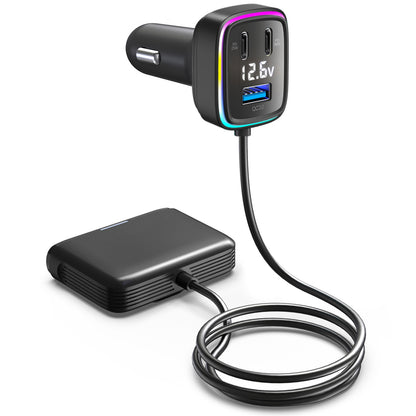 Car Charger Fast Charge 115W High Power Output Gadgets Gym From House