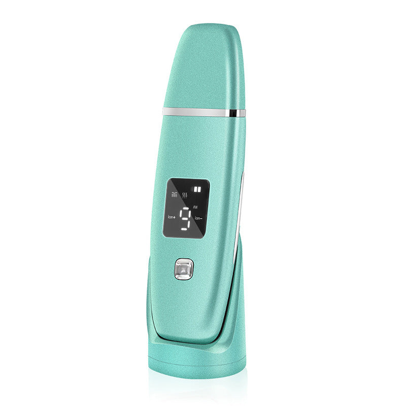 Ultrasonic Vibration Blackhead Remover Deep Cleansing Face Beauty dealsniper-net Green USB