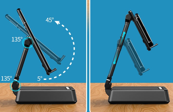 Mobile Phone Smart Broadcaster Stand Wireless Bluetooth Speaker Electronics dealsniper-net