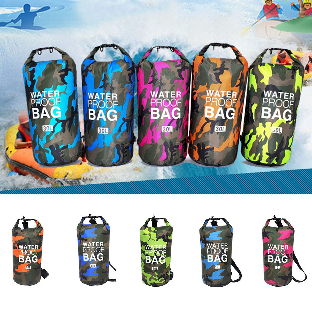 Outdoor Waterproof Bag Camouflage Polyester Double Shoulder Outdoor Gym From House