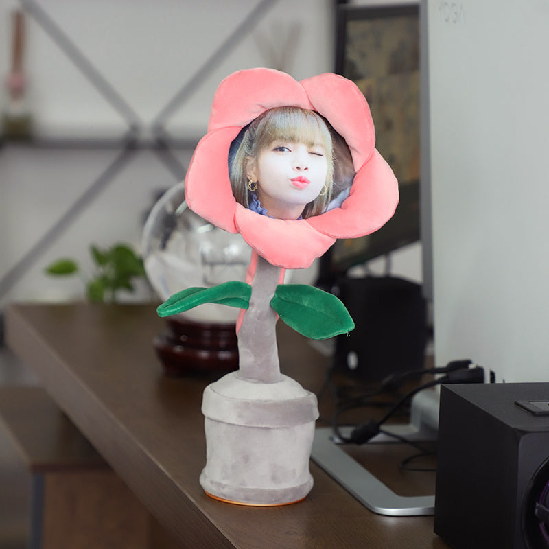 Enchanting Flower Diy Custom Photo Couple Birthday Gift Home Decor DealSniper.net Pink USB