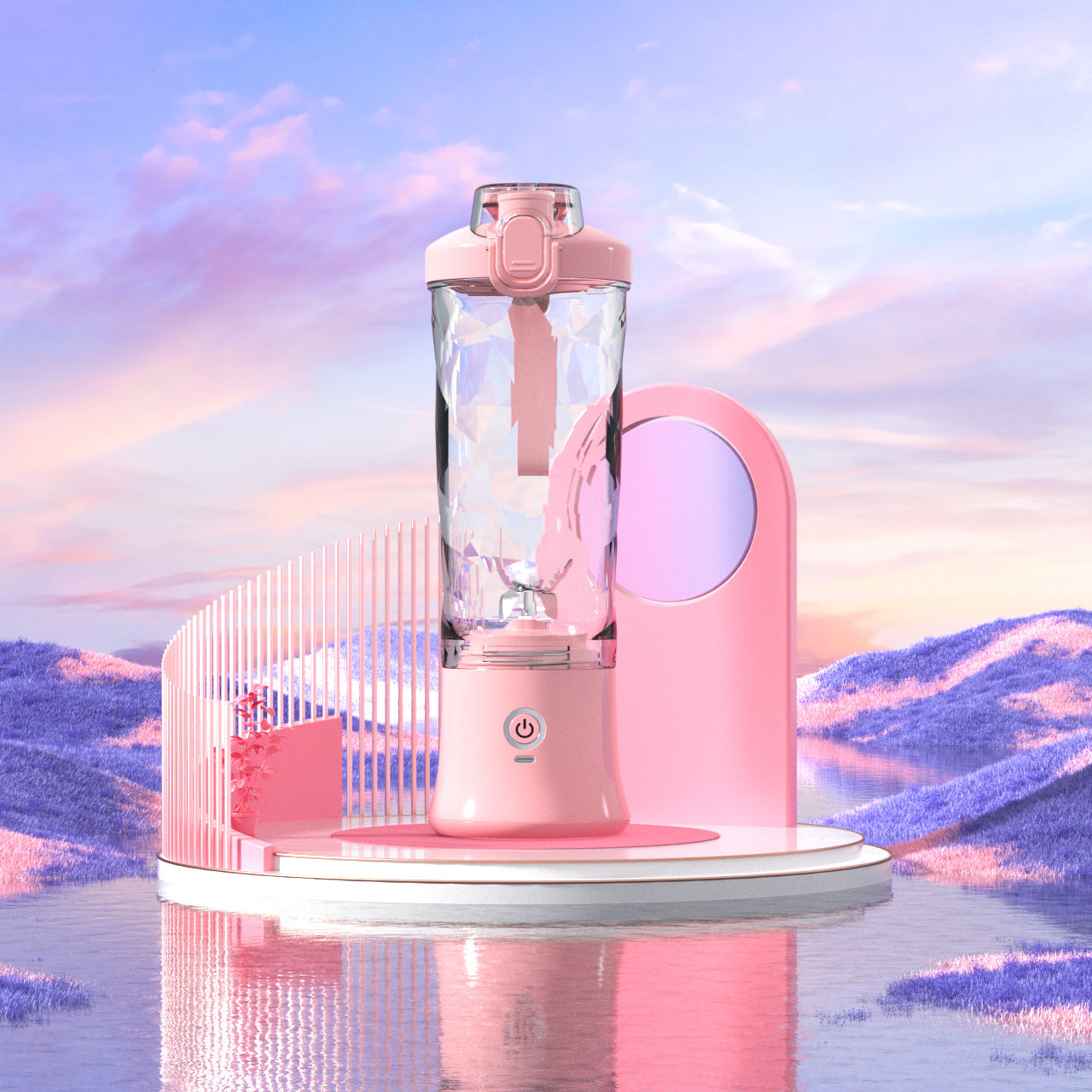 Portable Blender Juicer Personal Size Blender For Shakes Kitchen dealsniper-net