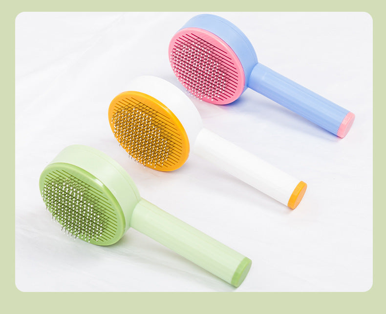 Pet Comb Curved Needle Massage Comb Dog Hair Removal Pets Gym From House