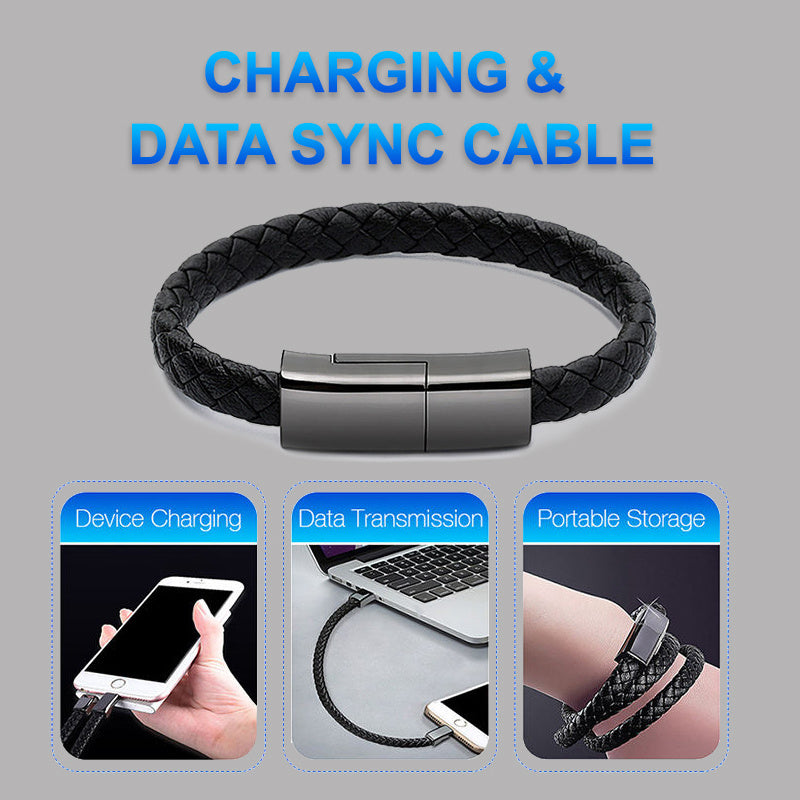 New Bracelet Charger USB Charging Cable Data Charging Electronics dealsniper-net