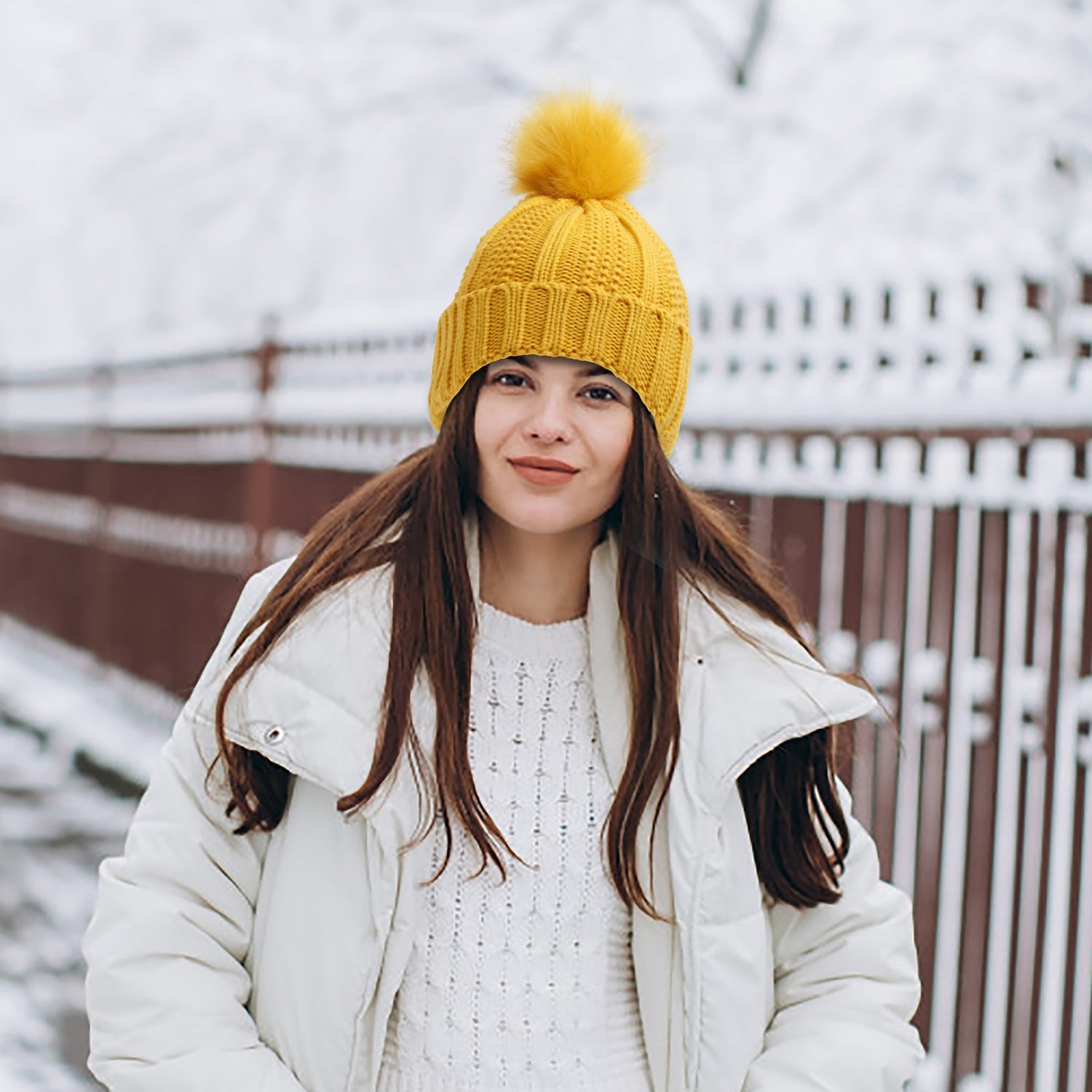 Winter Knitted Hats Fashion Stretchy Lined Skull Hats For Women Women Gym From House