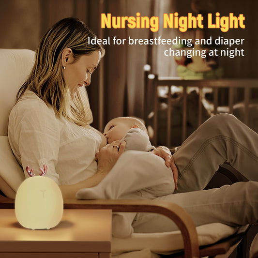 Baby Feeding Adjustable Creative Rabbit Elk Light