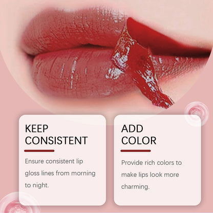 Peeling Lip Gloss Waterproof Lip Liner Stain Tattoo Beauty Gym From House