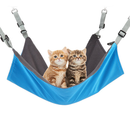 Small Cat And Dog Hanging Hammocks Can Be Used Pets dealsniper-net Blue