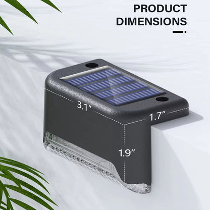4 Solar LED Bright Deck Lights Outdoor Garden Patio Outdoor Gym From House