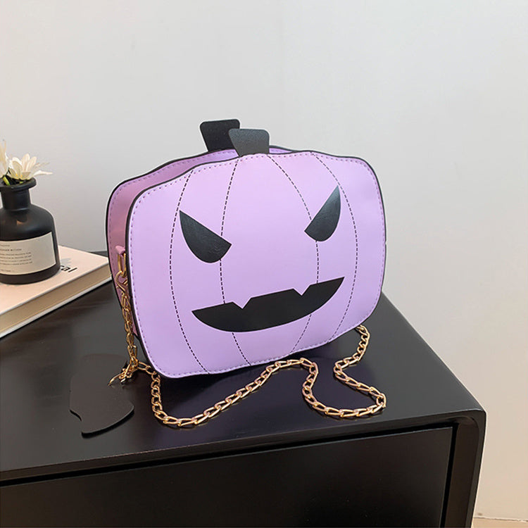 Halloween Cartoon Pumpkin Shoulder Bag Women dealsniper-net