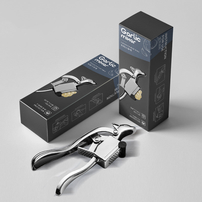 Home Kitchen Squirrel Manual Zinc Alloy Garlic Press Kitchen DealSniper.net