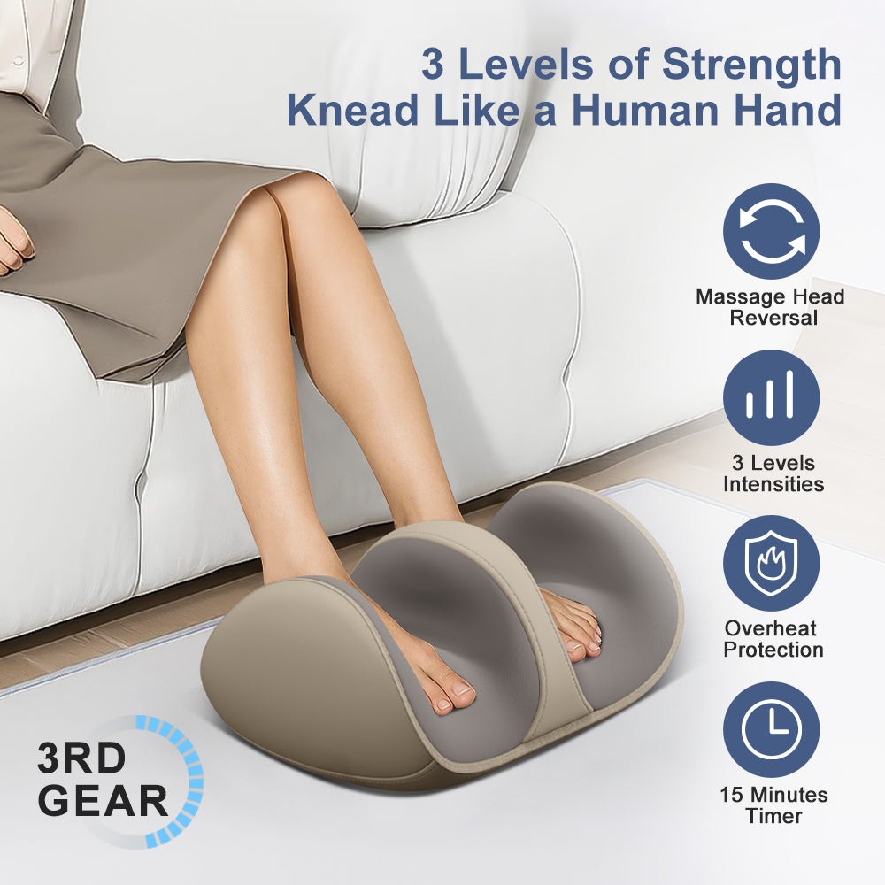 Shiatsu Foot Massager With Heat Kneading Calf Health dealsniper-net