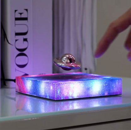 Levitating UFO Color Galaxy Lamp Magnetic Suspension UFO Kids dealsniper-net Starry Sky Bottom AU