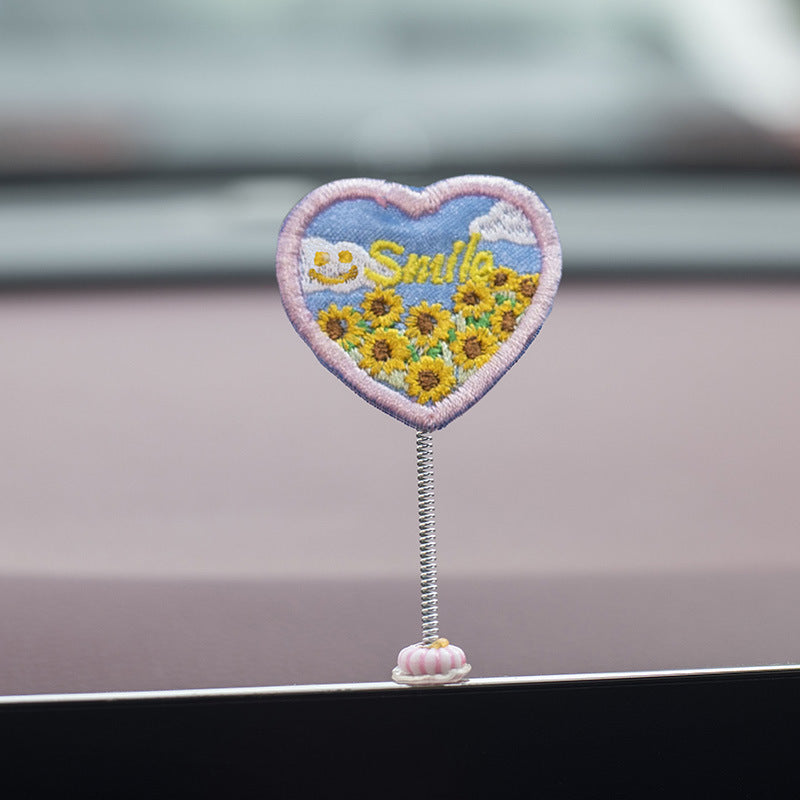 Cute Duckling Car Interior Decoration Vehicle DealSniper.net Smile signage