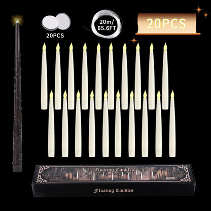 Suspension Remote Control Electronic Candle Christmas Decoration Holiday Set Holidays DealSniper.net Pencil Magic Stick 20 Pack
