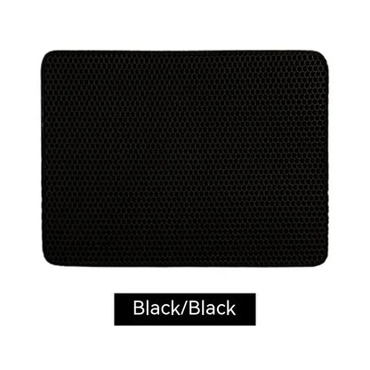 Home Fashion Personality EVA Cat Litter Mat Pets DealSniper.net Black 30x30cm