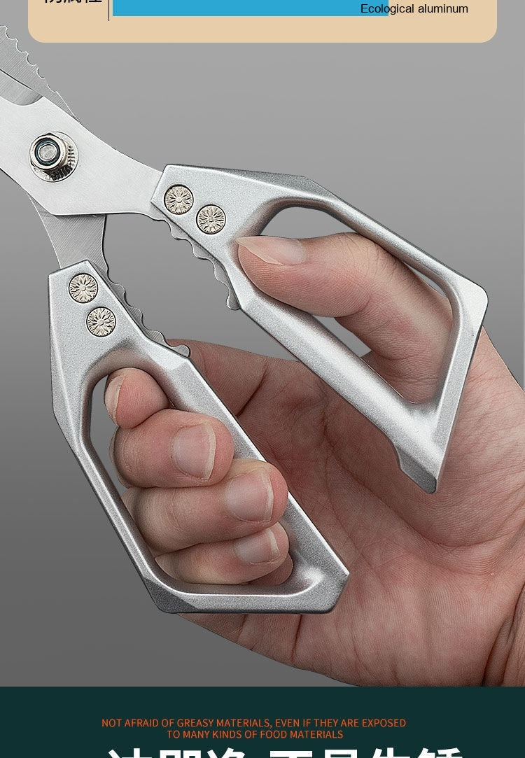 Kitchen Scissors Multi-functional Stainless Steel Ai Recorder Gym From House